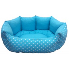 Bronza Pearl Kedi Köpek Yatağı (Mavi)